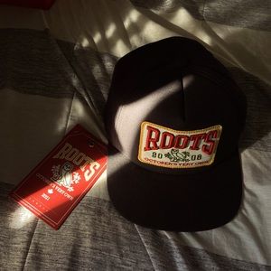 OVO x ROOTS black Trucker hat